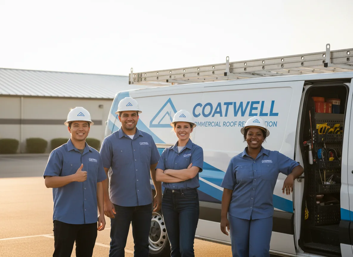 Commercial roof coating company in Ramsay, MI